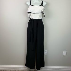 Eliza J Jumpsuit size 6 Petite tailored wide leg